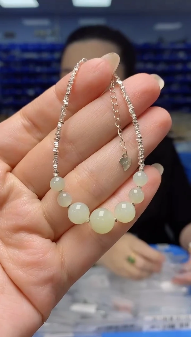 【闪购商品】和田玉手链未镶嵌G13278