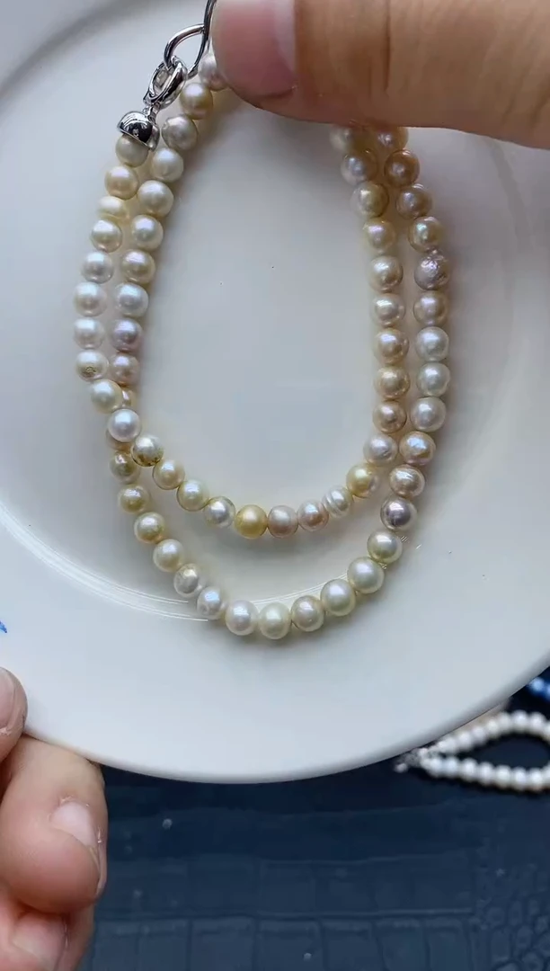 【闪购商品】淡水珍珠颈饰未镶嵌0043