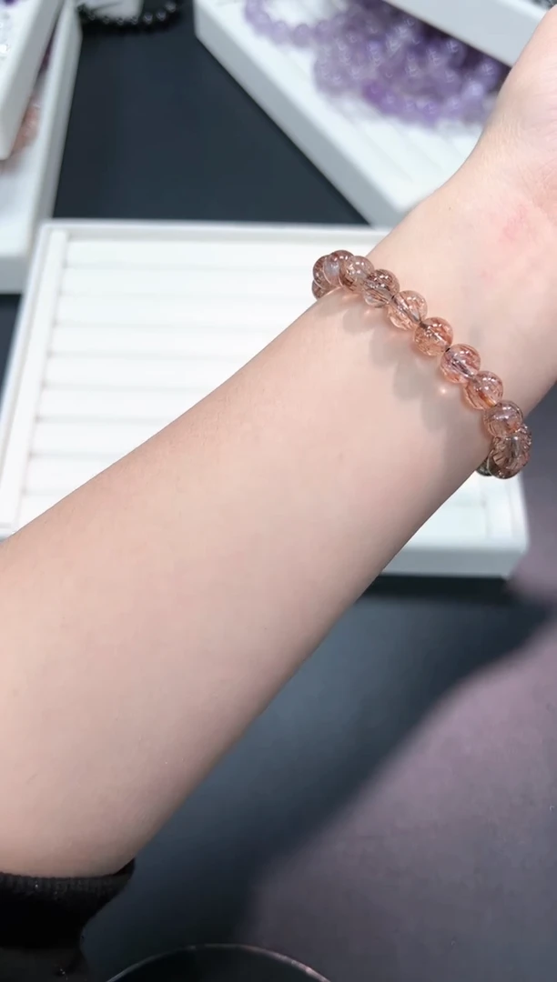 【闪购商品】水晶手串未镶嵌28f多样性发其一/1条默认微瑕