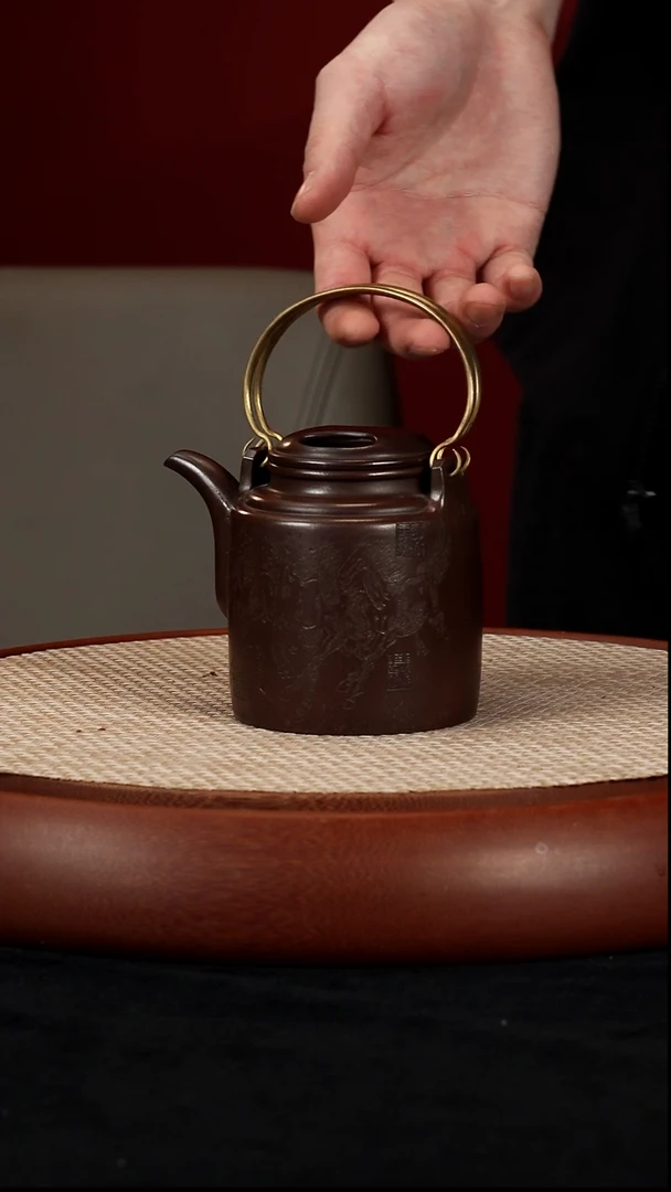 茶壶紫砂【k066】洋桶宜兴紫砂QYJ