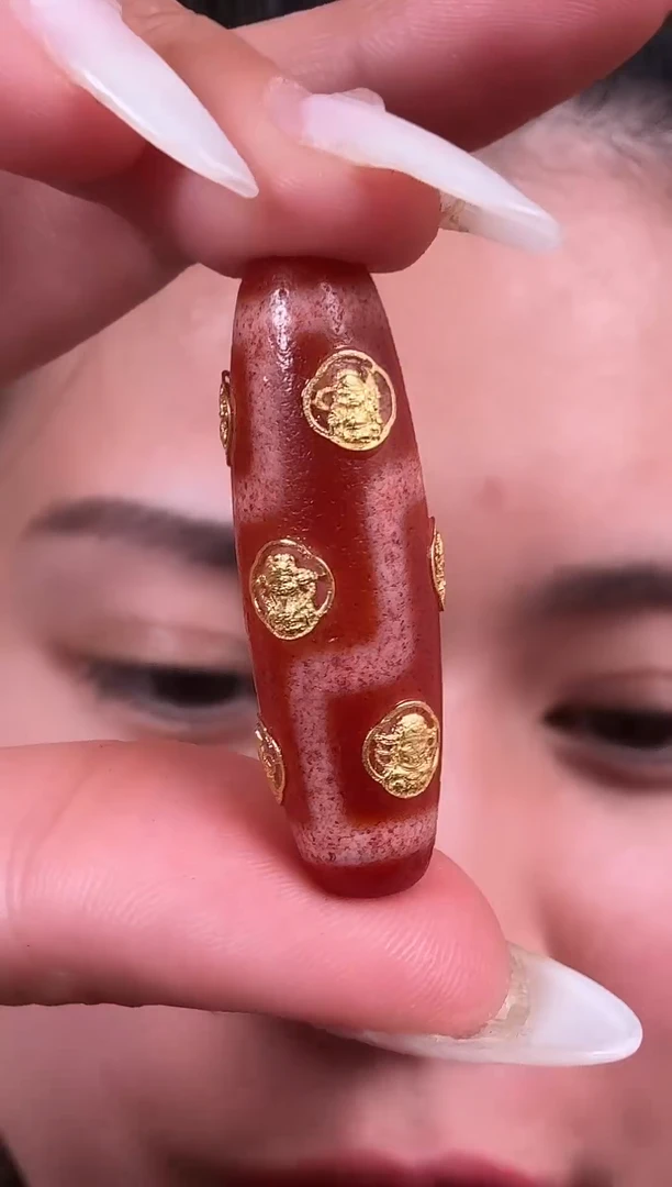 铁合金花岗石藏式风格珠串