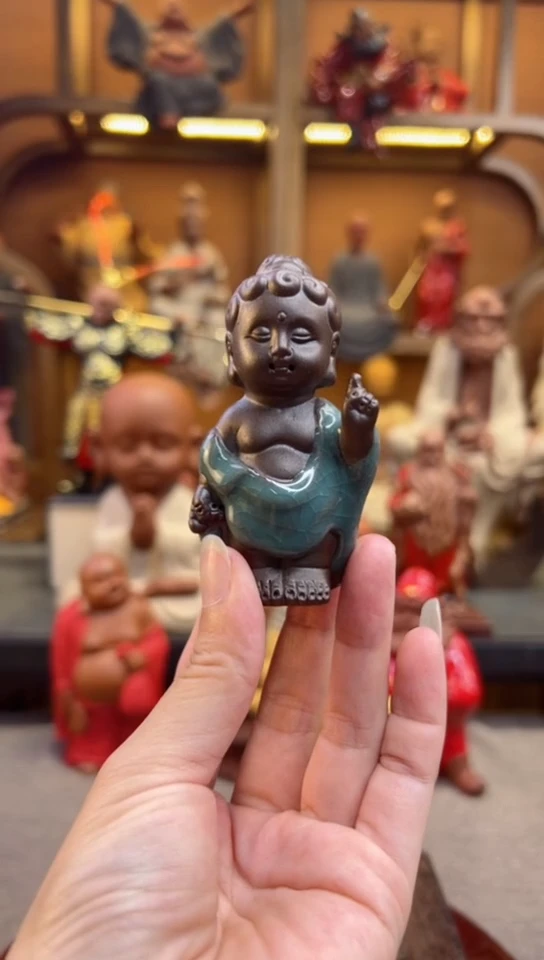 紫砂茶宠器闵茶宠摆件