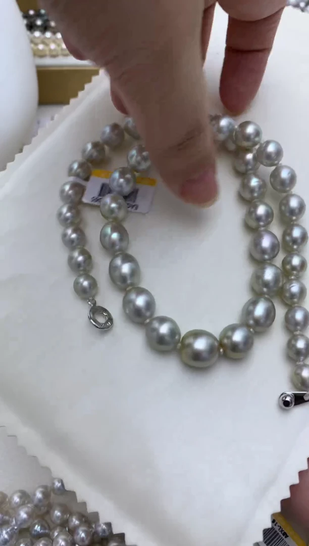 海水珍珠未镶嵌项链w48