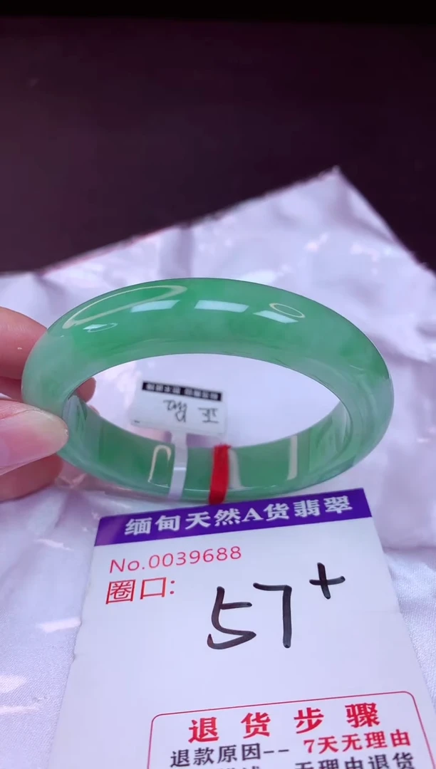 未镶嵌手镯翡翠杨***a57（48小时鉴赏期 ）