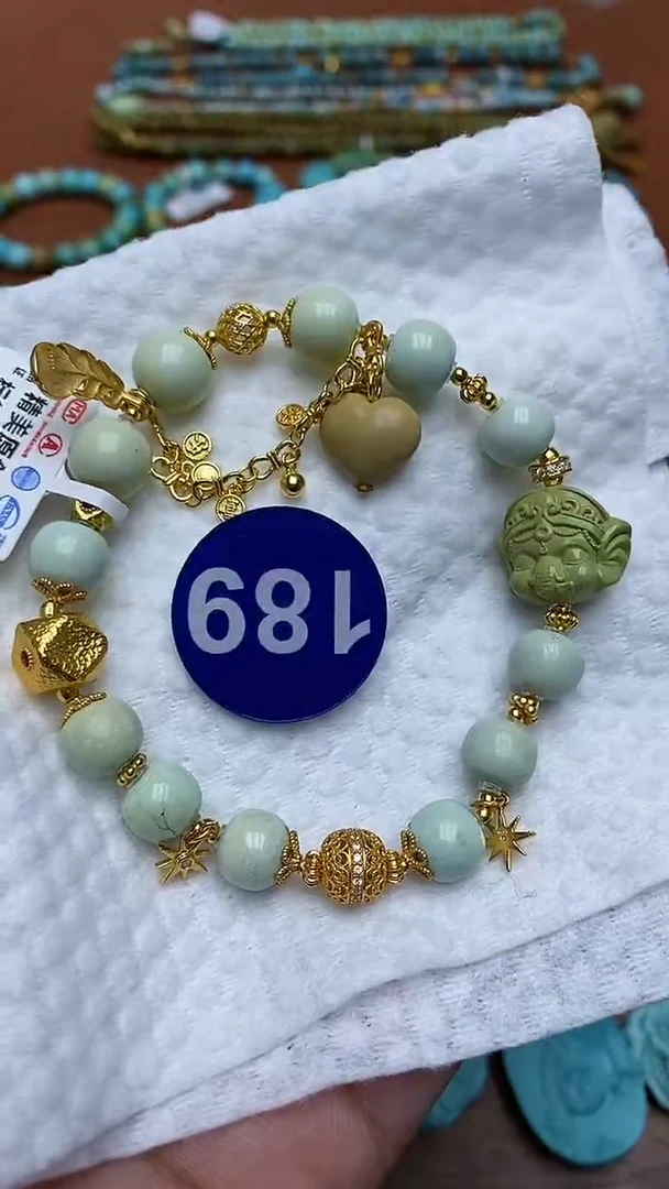 【闪购商品】绿松石手链银S925镶嵌189