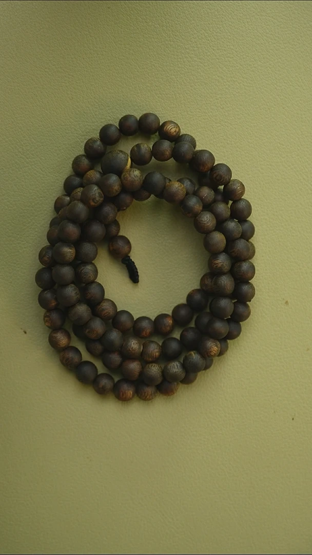 手串沉香7mm圆珠多圈绿奇楠沉香沉水级