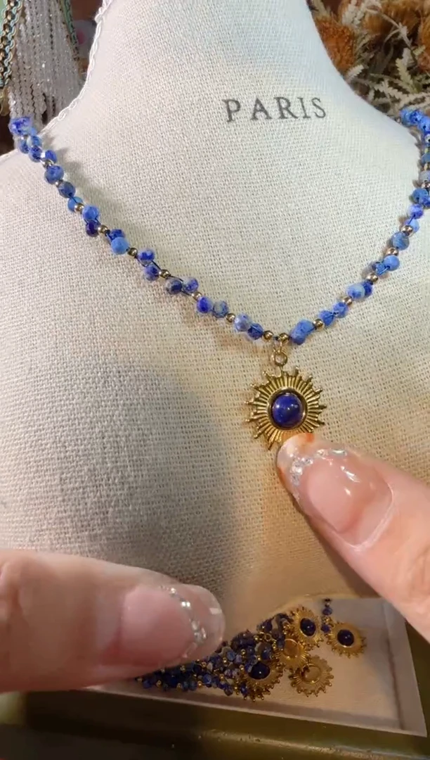 未镶嵌青金石项链128