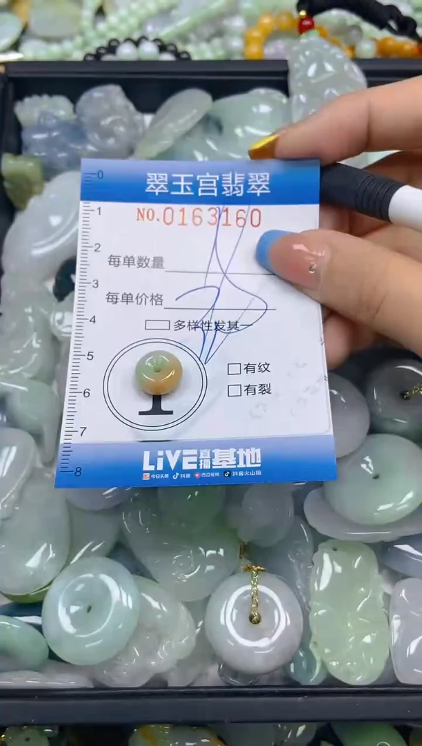 翡翠未镶嵌颈饰闪购0163160