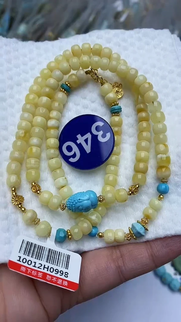 【闪购商品】绿松石项链银S925镶嵌346