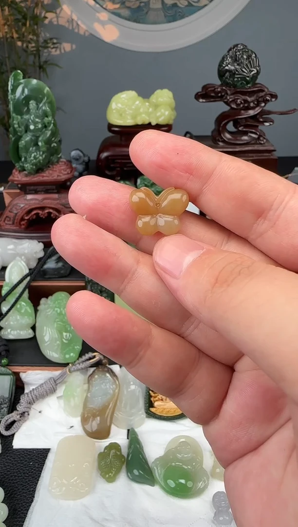 和田玉未镶嵌挂件和田玉