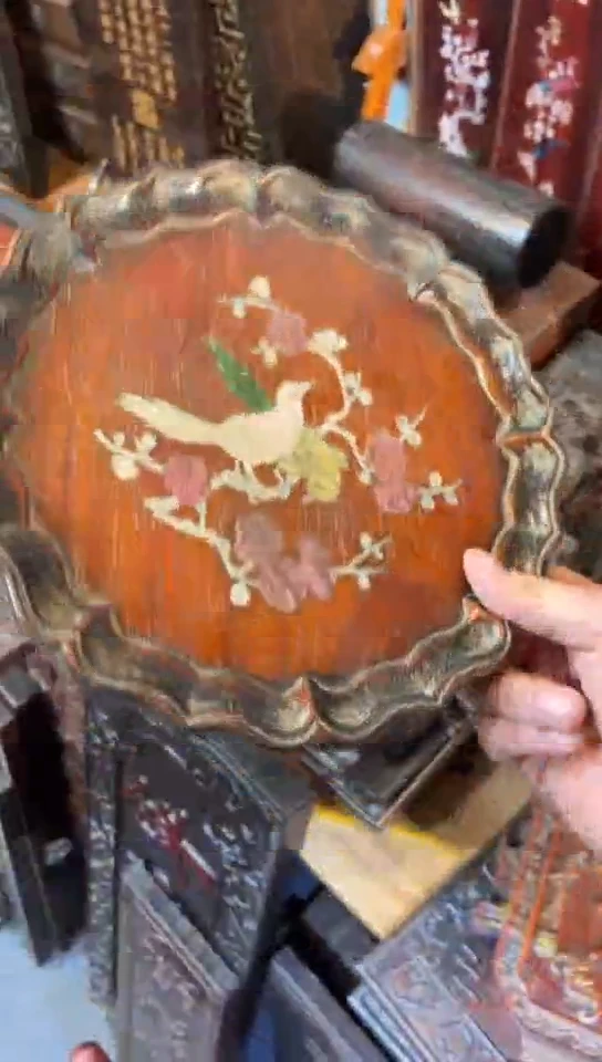 非洲紫檀（红花梨）赏盘