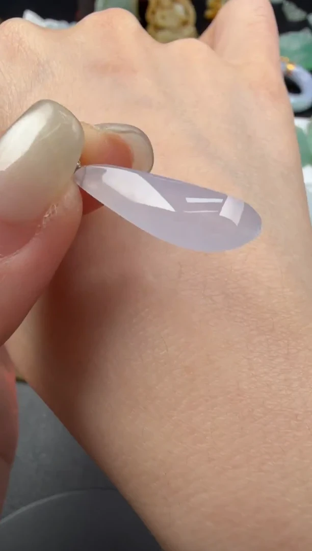 吊坠(不含链)18K金镶嵌翡翠翡翠饰品-228