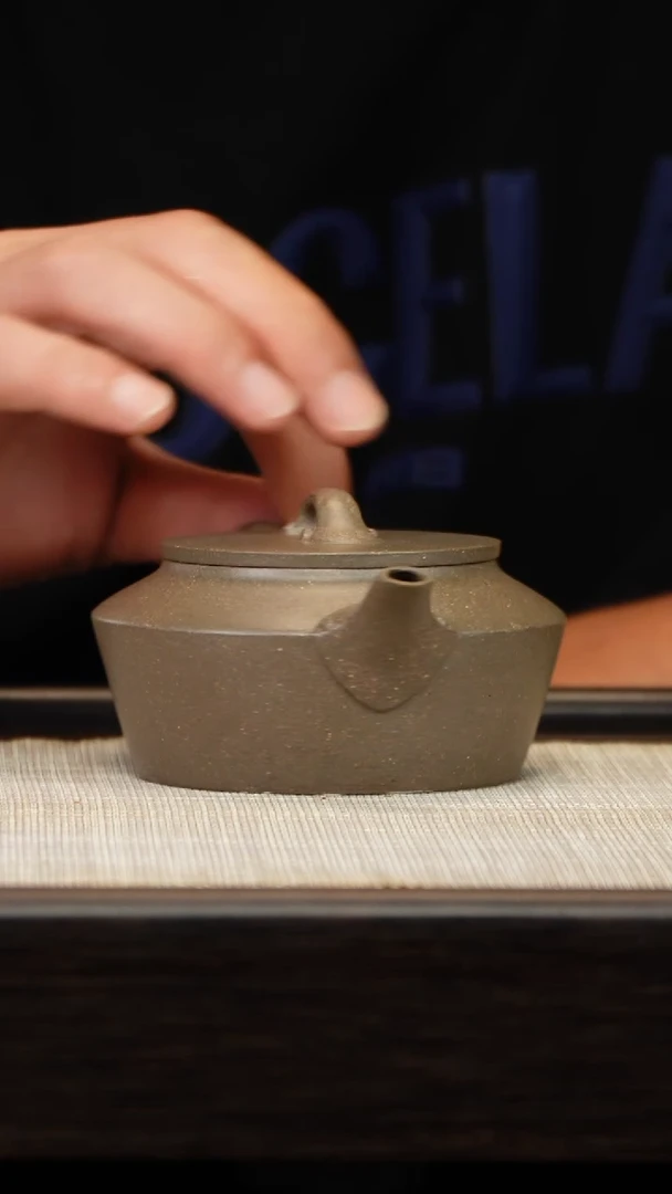 茶壶紫砂青段玉瓦