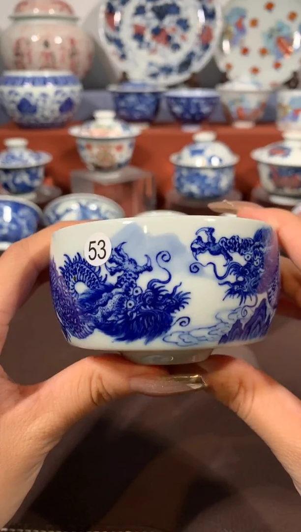 【闪购商品】摆件53盘山双龙微瑕ZJ101