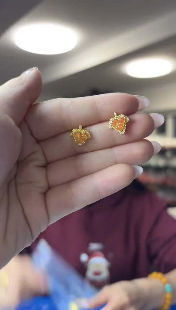 未镶嵌耳饰水晶（多样性发一件）