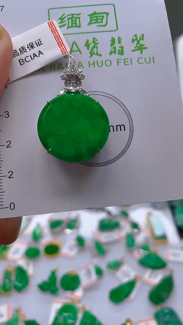 【闪购商品】翡翠颈饰18K金镶嵌新号开播，全场乱卖