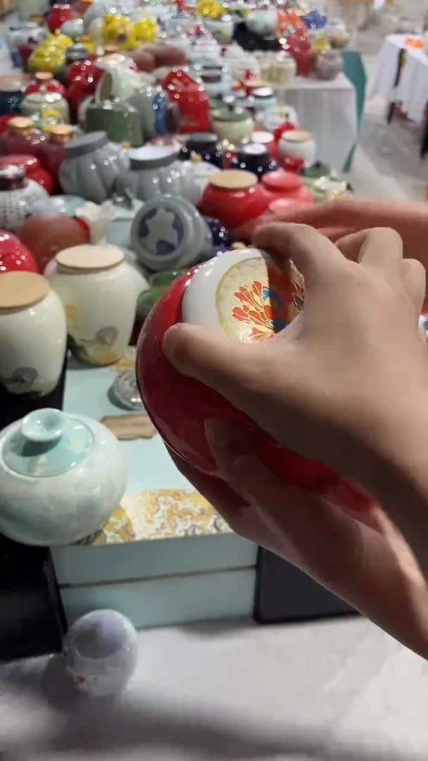 【闪购商品】陶瓷茶叶罐存茶罐密封罐