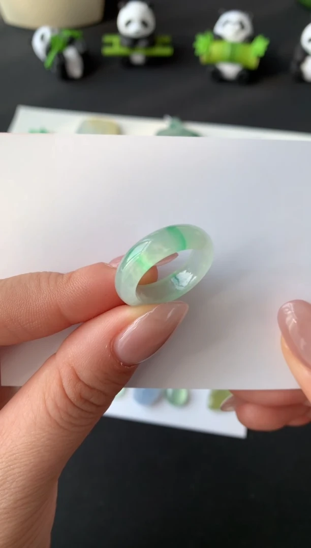 未镶嵌定制翡翠圈口14