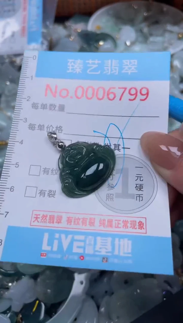 颈饰未镶嵌翡翠6799