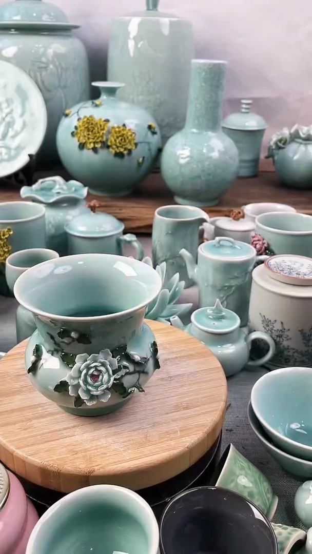 【闪购商品】特价 微瑕 慧仙青瓷