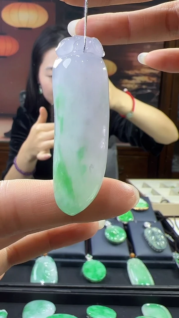 未镶嵌挂件翡翠福瓜 不含链