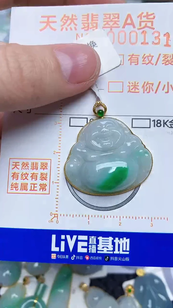 【闪购商品】翡翠颈饰18K金镶嵌453453453