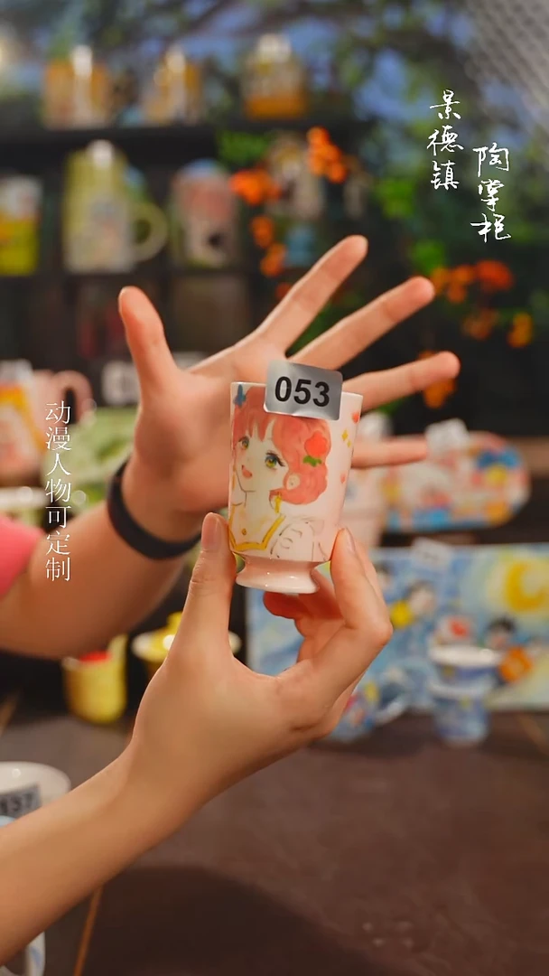 景德镇高温釉下彩纯手工手绘053