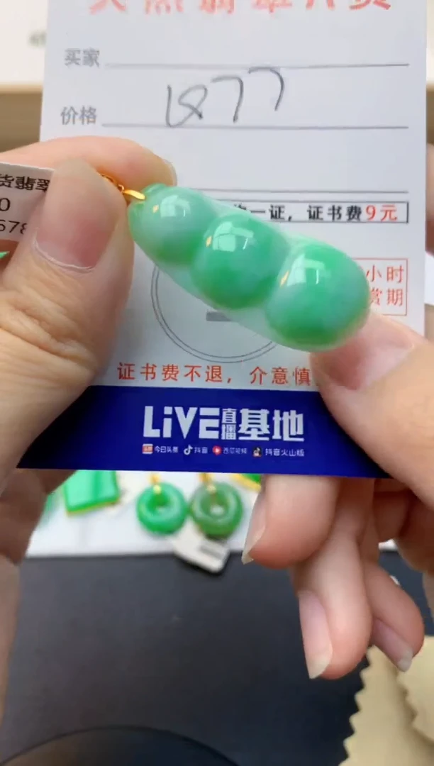 颈饰未镶嵌翡翠天然缅甸A货翡翠