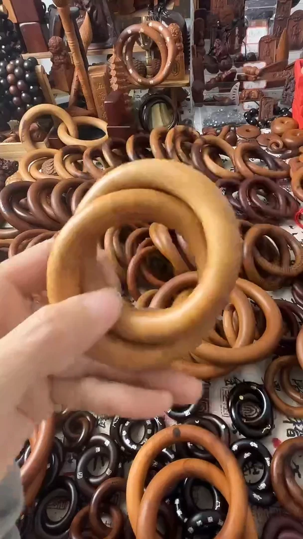 枣木乾坤圈桃木50圈口一物一拍