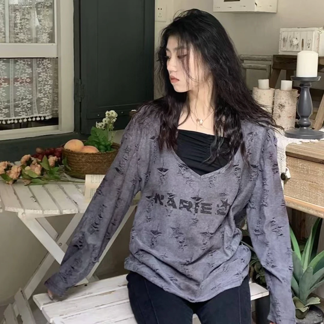 天一~纯欲辣妹吊带上衣两件套女早春高级设计感慵懒风套装98009