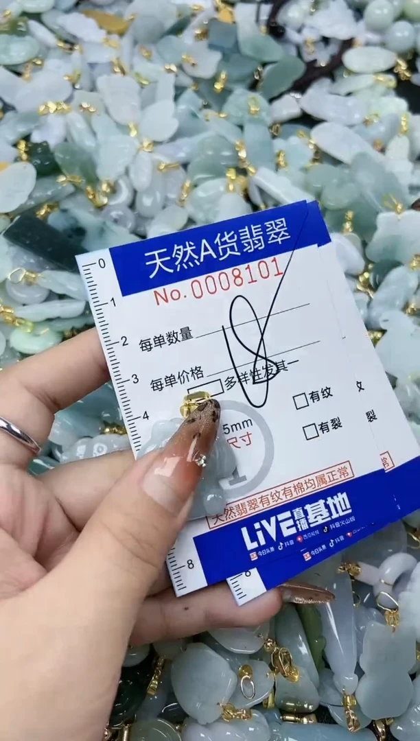 【闪购商品】翡翠颈饰未镶嵌天然A货翡翠