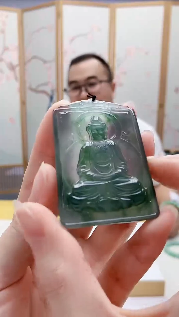 未镶嵌定制翡翠5148ry-毛货挂件134