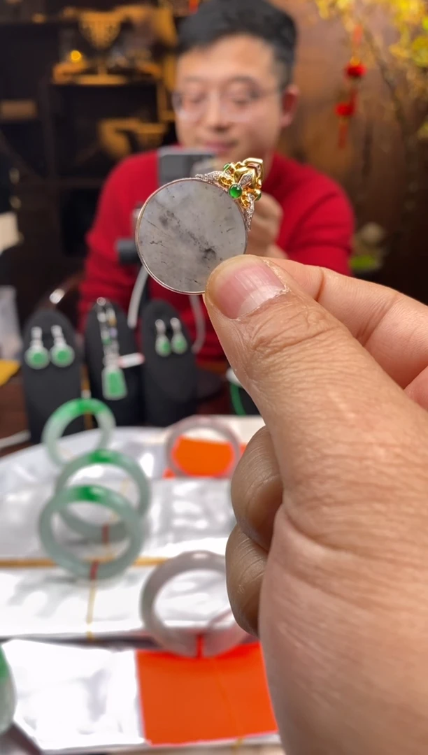 吊坠(不含链)未镶嵌翡翠dk804