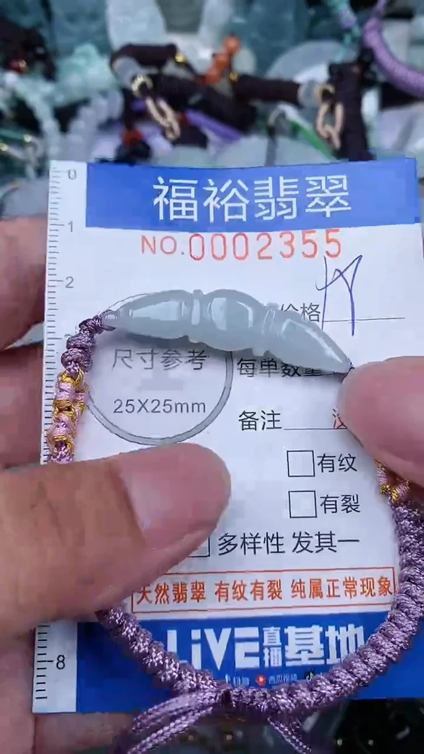 翡翠未镶嵌颈饰...0002355