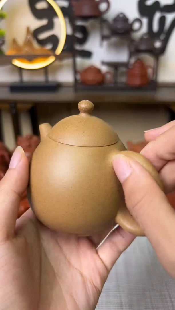茶壶段泥黄金段龙蛋壶150CC-甘来兵