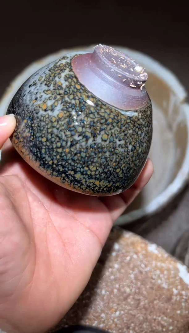 【闪购商品】茶盏老表精选柴烧75