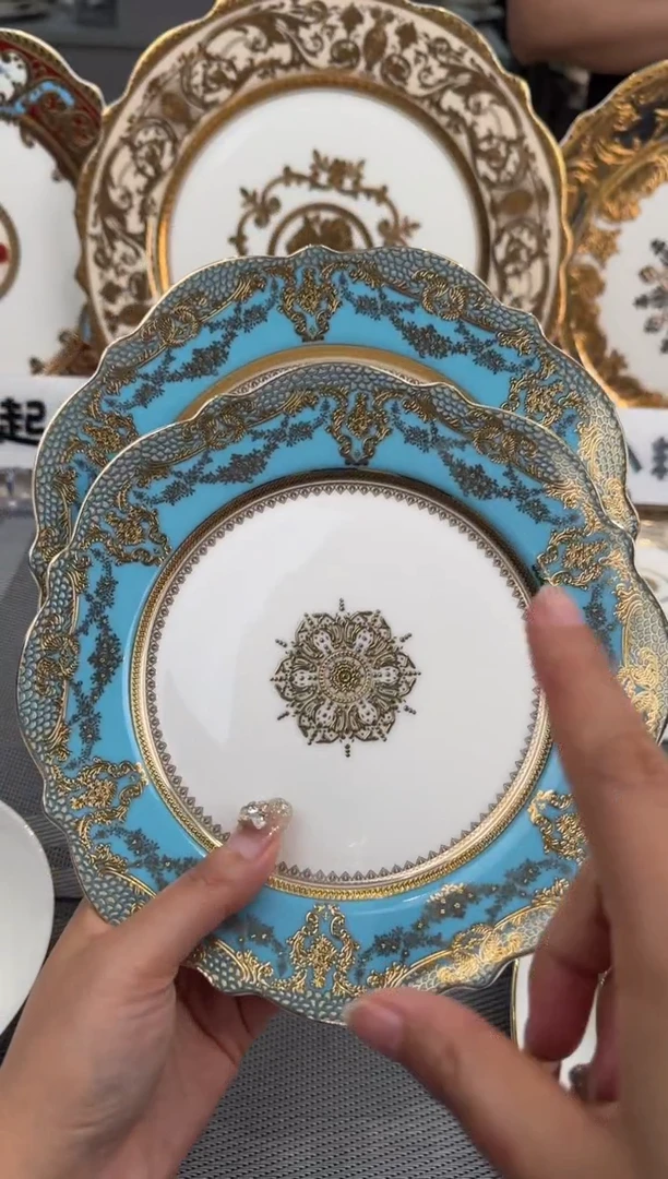 【闪购商品】瓷片8英寸平盘2个  福利价