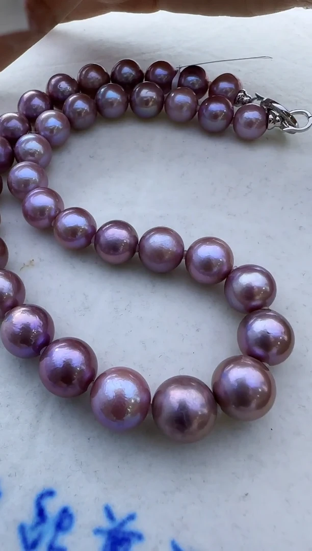 【闪购商品】淡水珍珠项链银S925镶嵌747定制  多样性发货  发其一