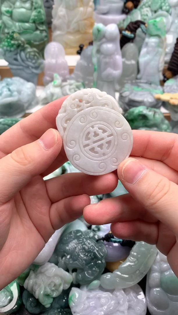 吊坠(不含链)未镶嵌翡翠1