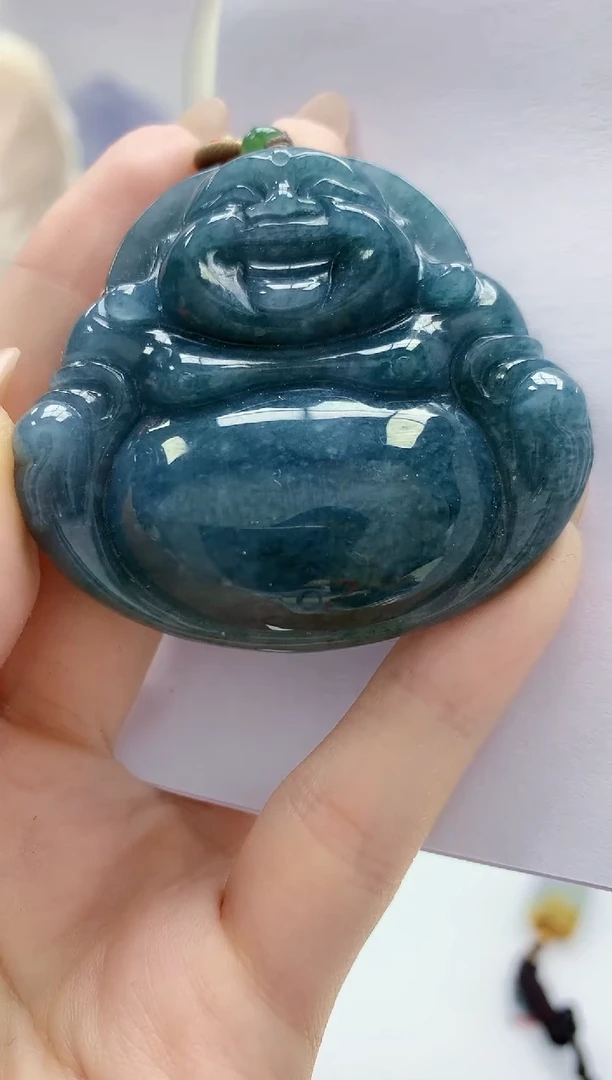 定制翡翠未镶嵌4852jw-毛货挂件46