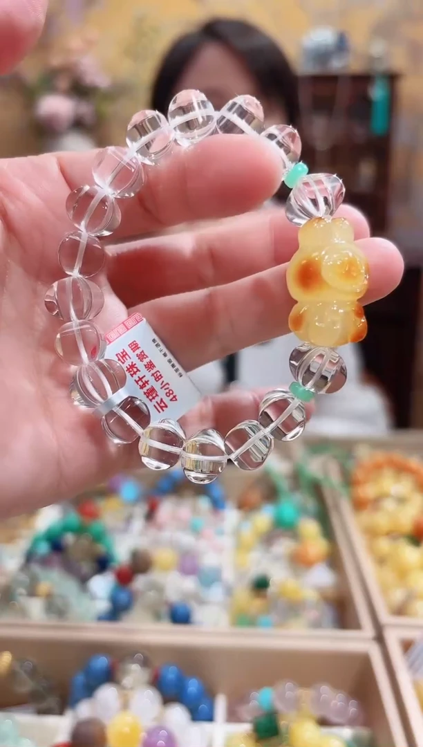 未镶嵌手串水晶设计款拉布布