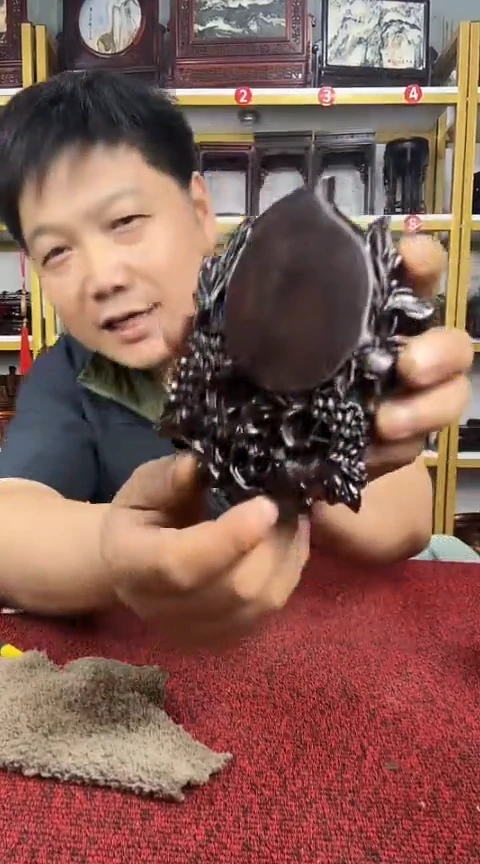 紫檀木类书架14*10*2.5CM