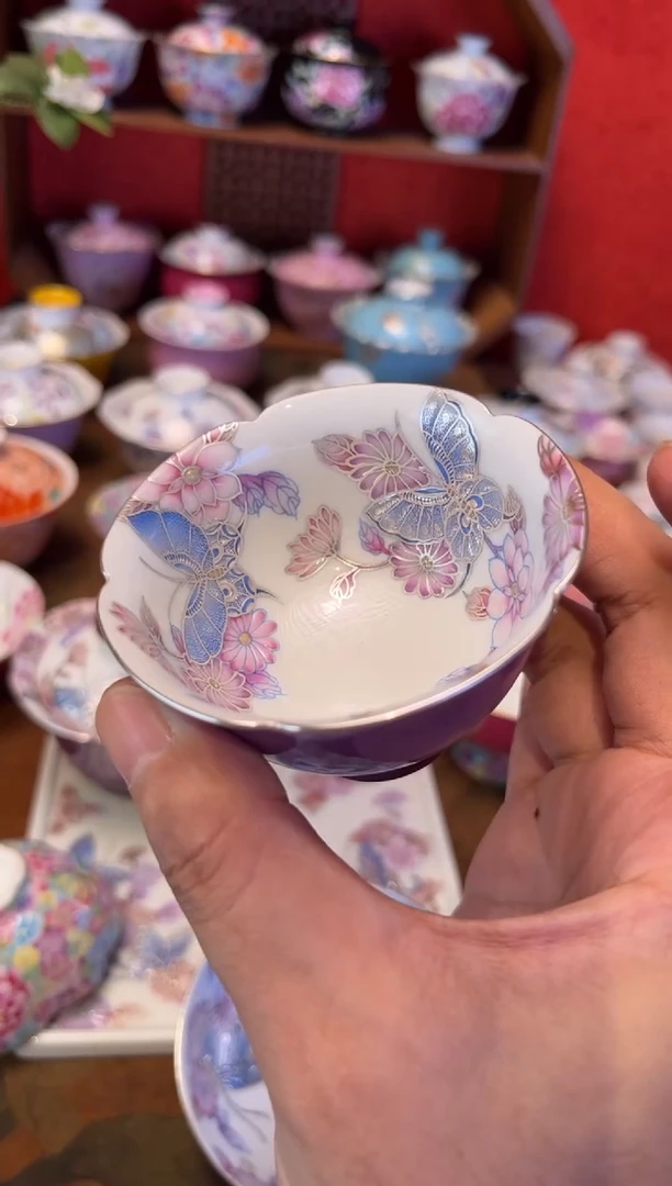 景德镇纯手绘陶瓷茶具
