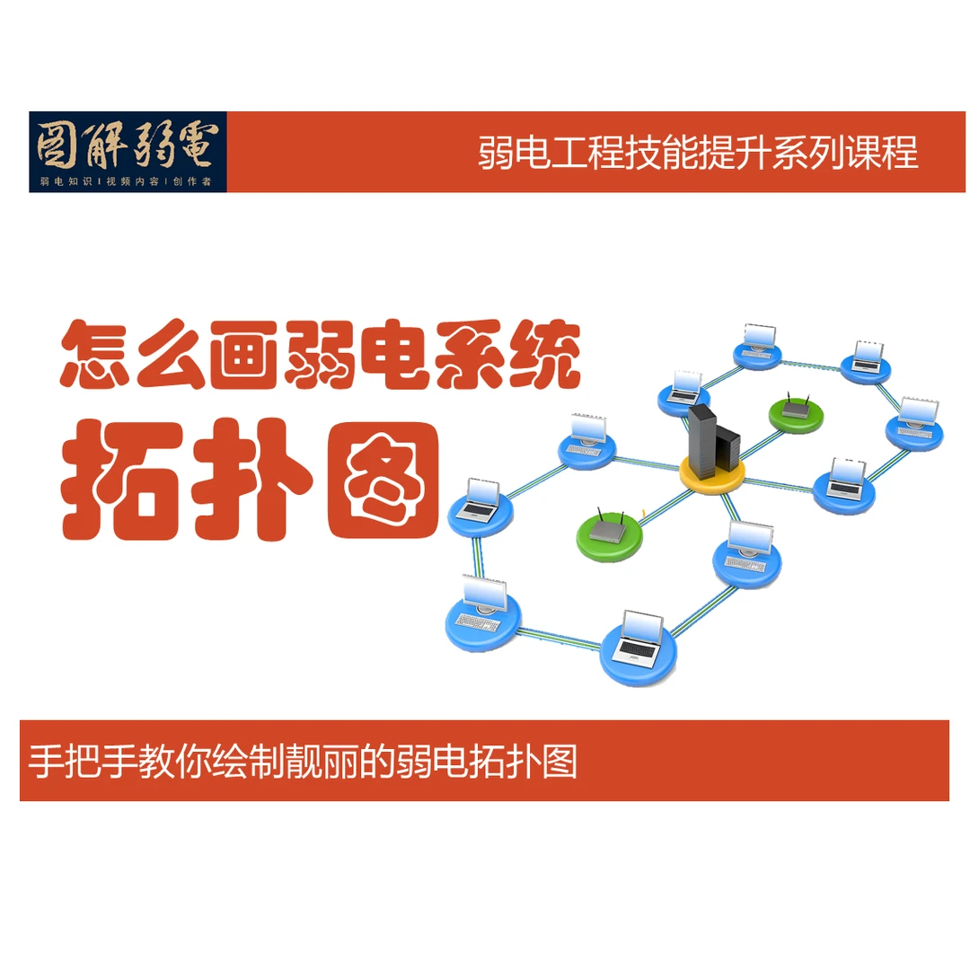 怎么画弱电系统拓扑图