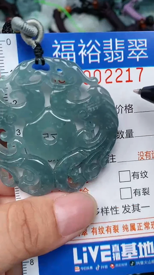 翡翠未镶嵌颈饰...0002217