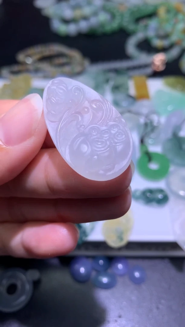 定制翡翠未镶嵌毛货