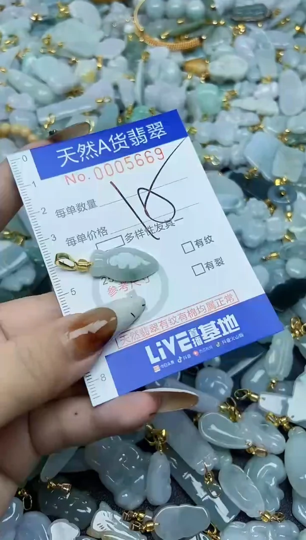 【闪购商品】翡翠颈饰未镶嵌天然A货翡翠