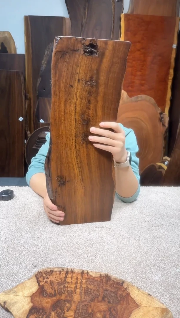 【闪购商品】风车木（黑檀木）尺寸58*22*2.3编号495