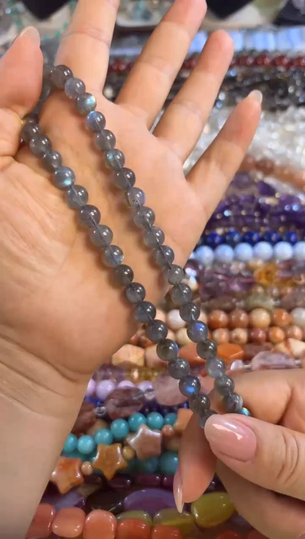 未镶嵌玛瑙/玉髓珠宝半成品卡8 灰月光