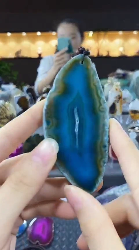 未镶嵌颈饰玛瑙/玉髓心*玛瑙